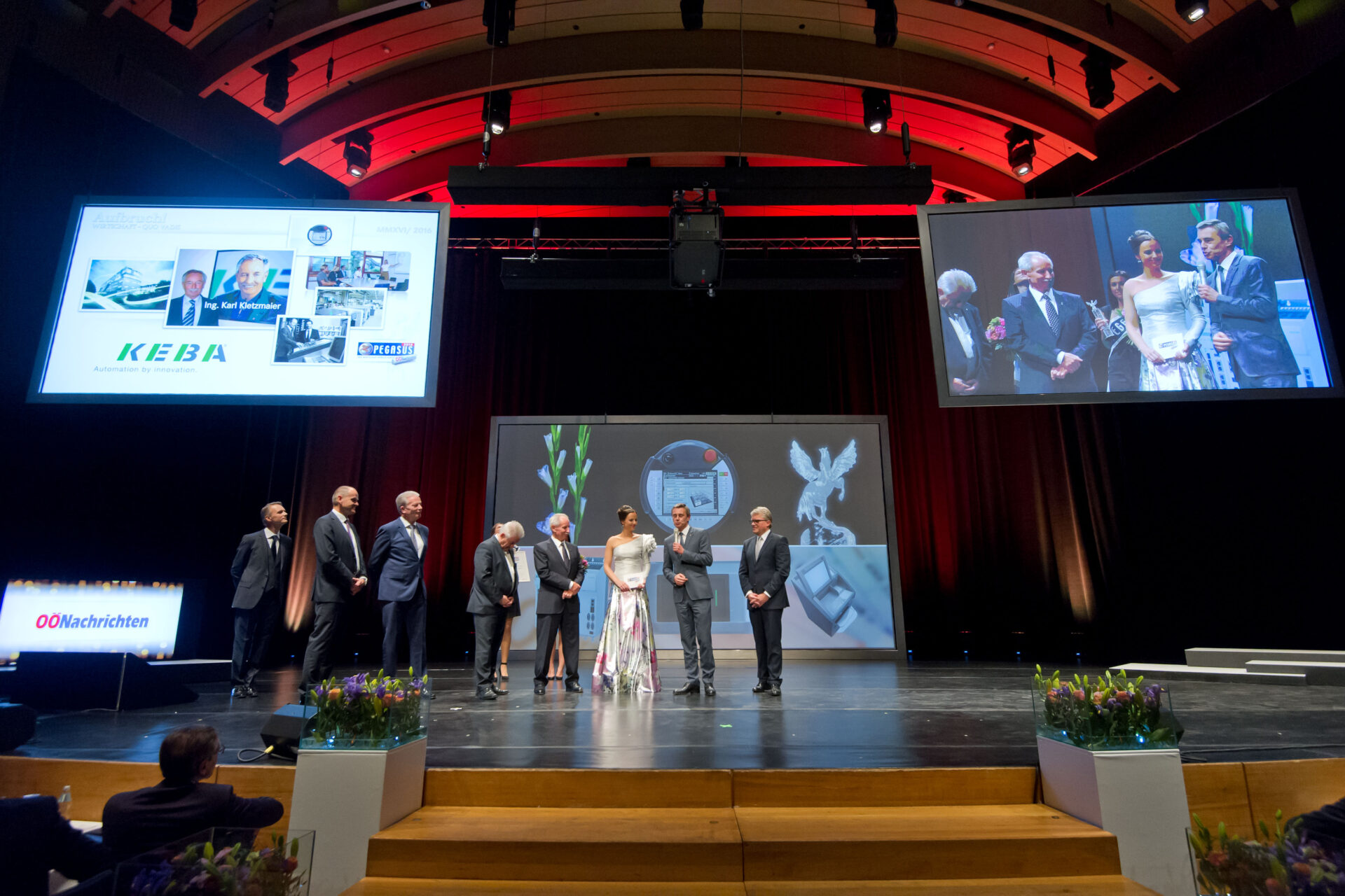 Individuelle Bühnenbilder für alle Preisträger